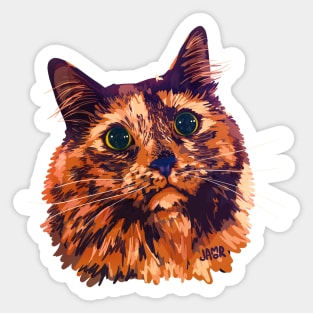 Tortoiseshell Mocha Sticker